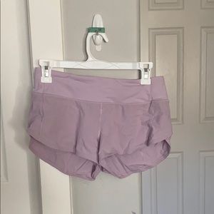 Pink lululemon shorts